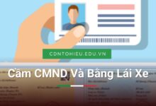 Cầm CMND Và Bằng Lái Xe