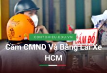 Cầm CMND Và Bằng Lái Xe HCM