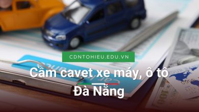 Cầm cavet xe máy, ô tô Đà Nẵng