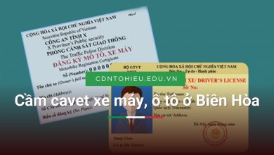 Cầm cavet xe máy, ô tô ở Biên Hòa