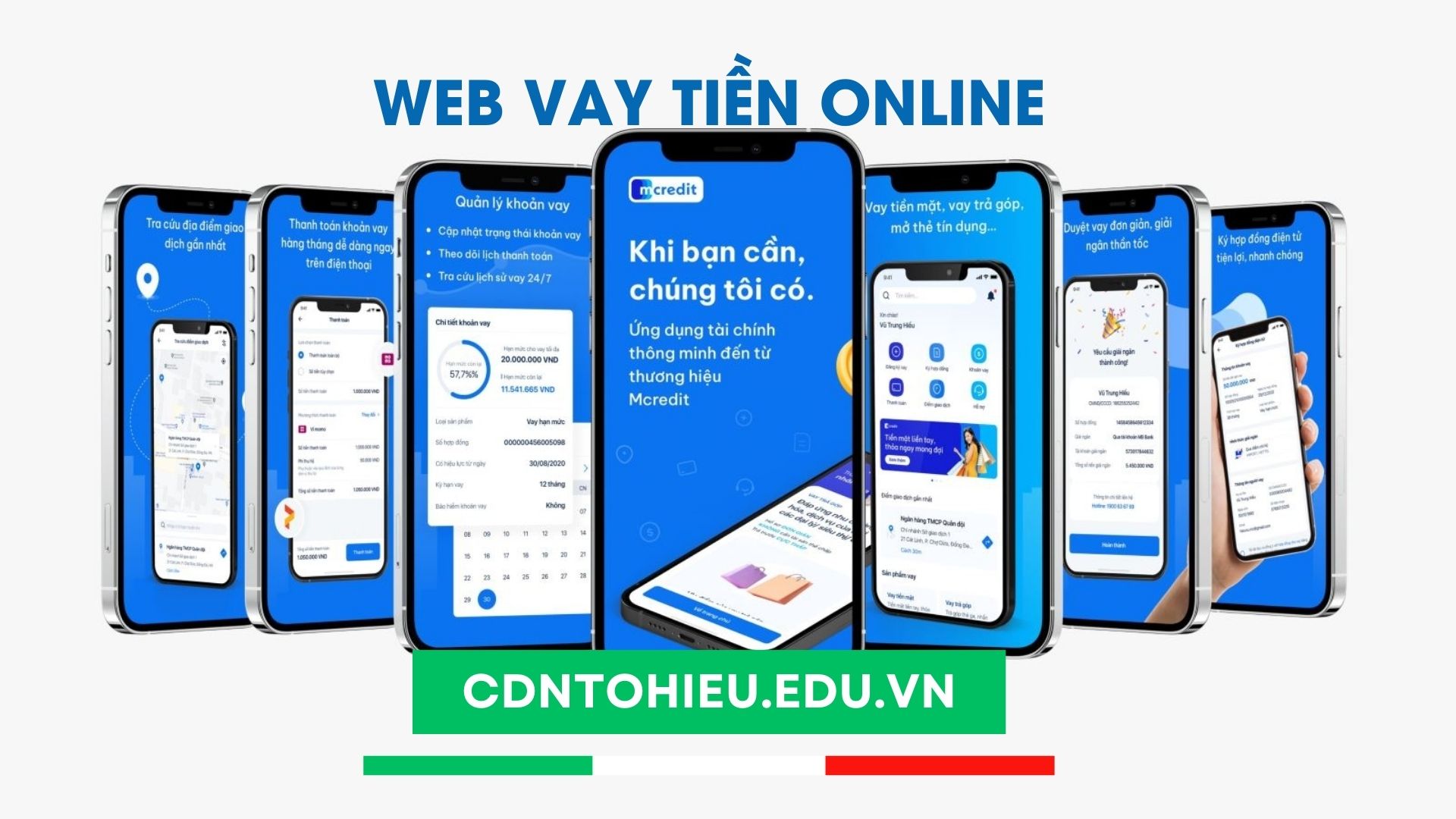 web vay tiền online